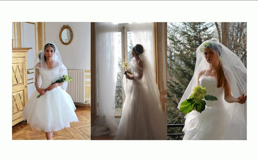«Thé ou Café?» Des robes de mariées en papier!
