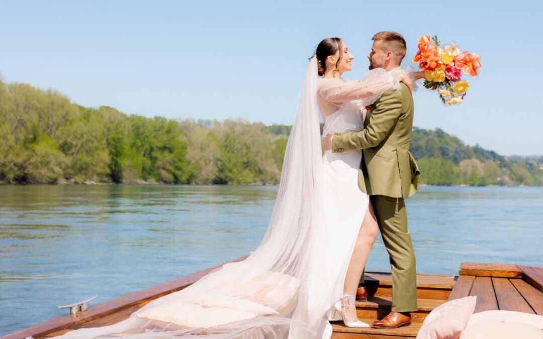 Mariage à Fleur d’Eau : un shooting intimiste sur la Loire